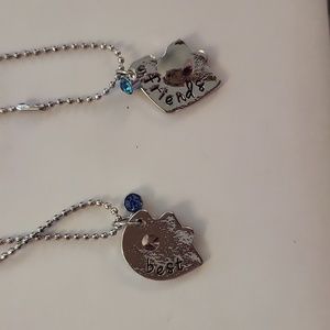 BFF charm necklaces